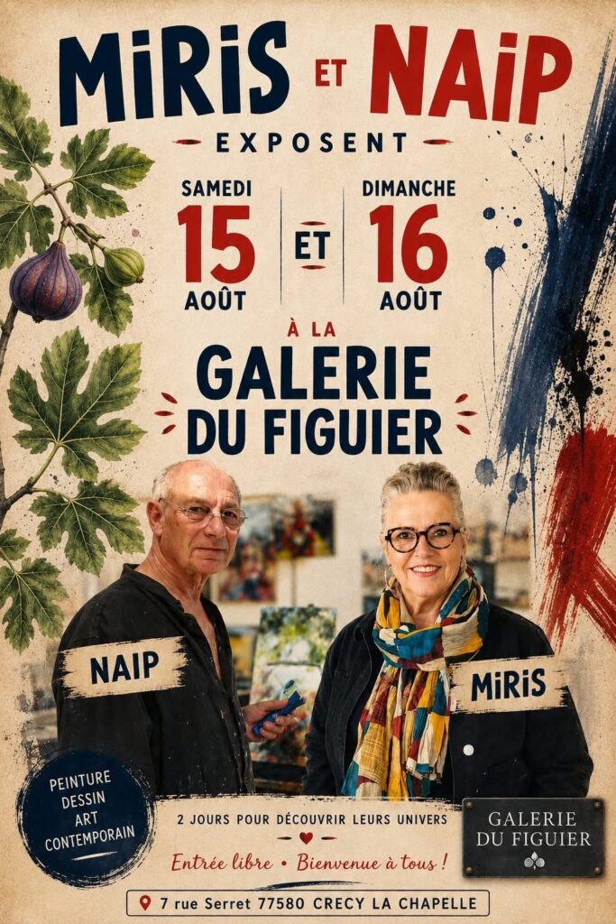 Miris et Naip exposent à l'Atelier du Figuier