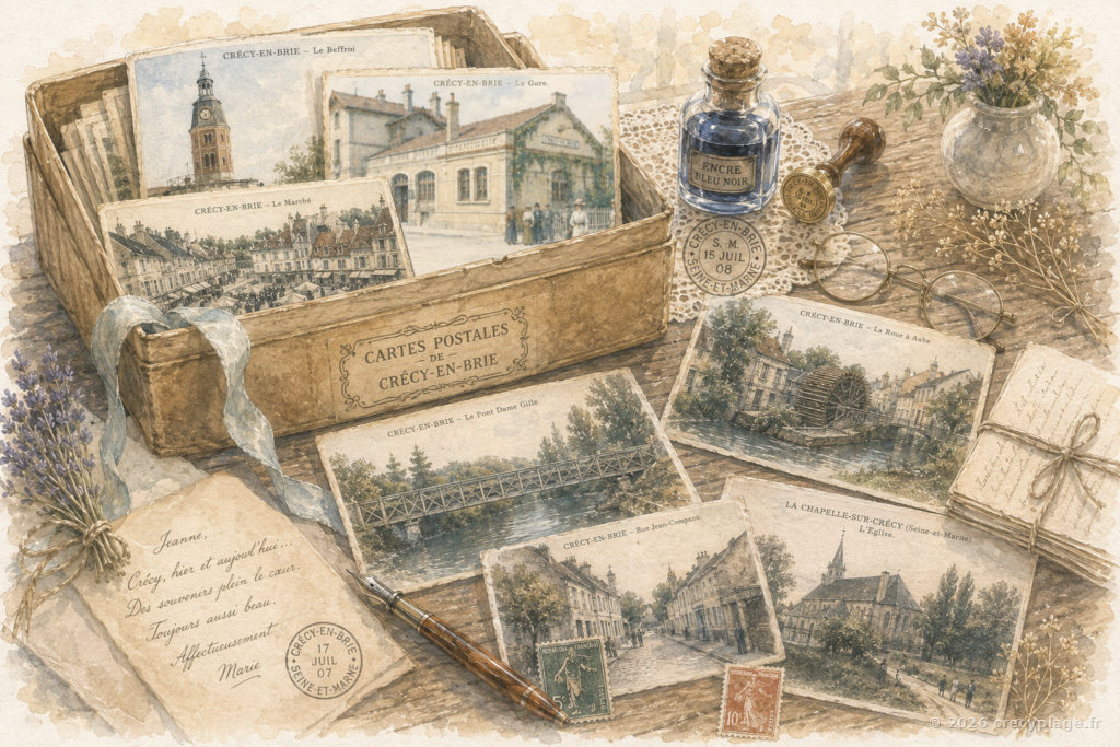 Les cartes postales : des souvenirs qui racontent Crécy