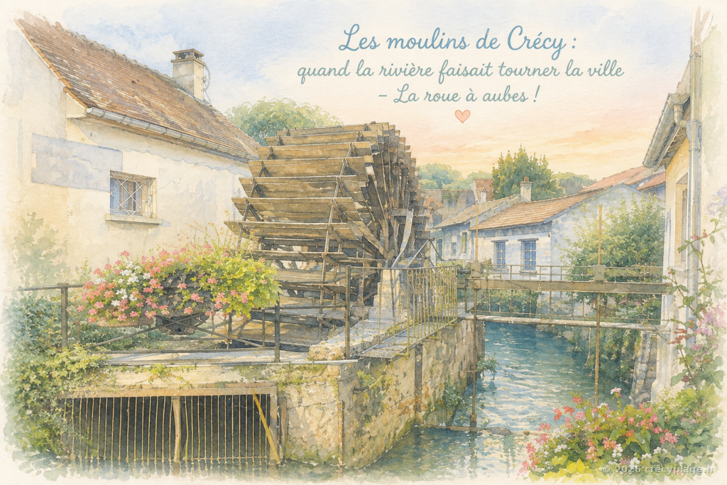 Les moulins de Crécy : quand la rivière faisait tourner la ville