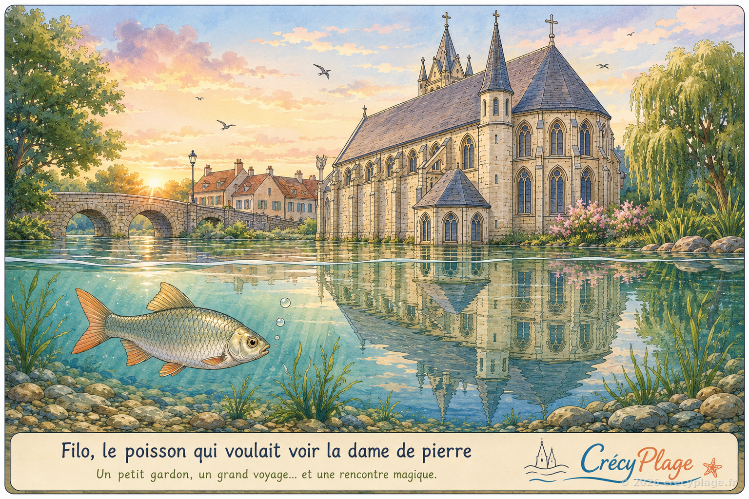 Le poisson qui voulait voir la Dame de pierre