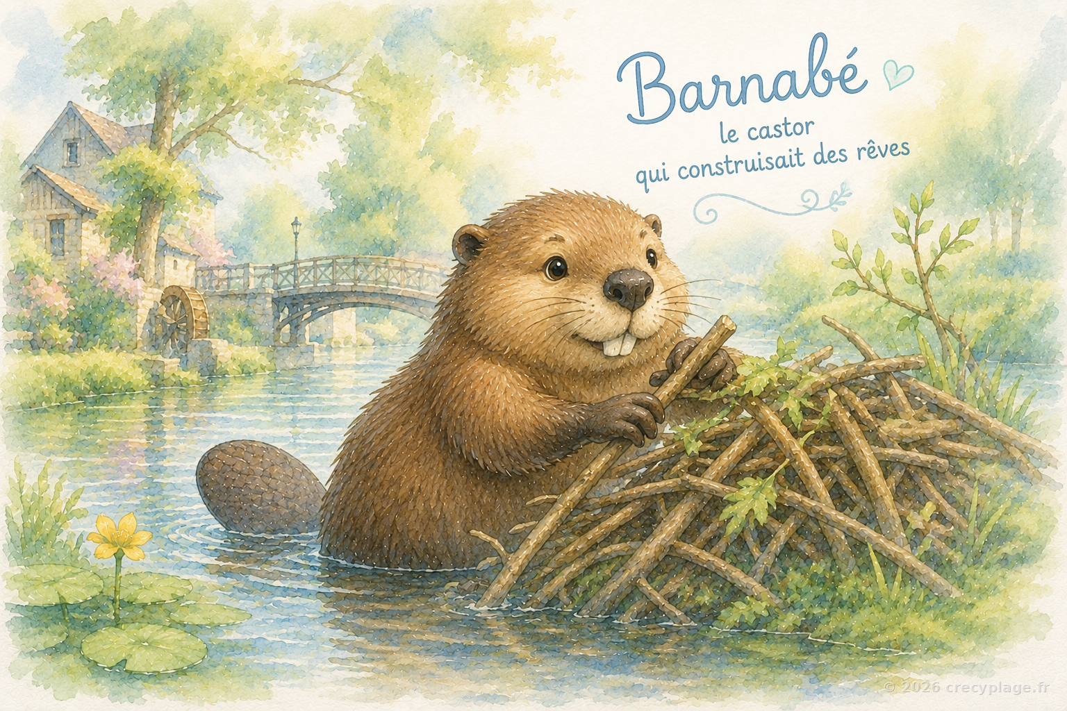 Barnabé, le castor qui construisait des rêves