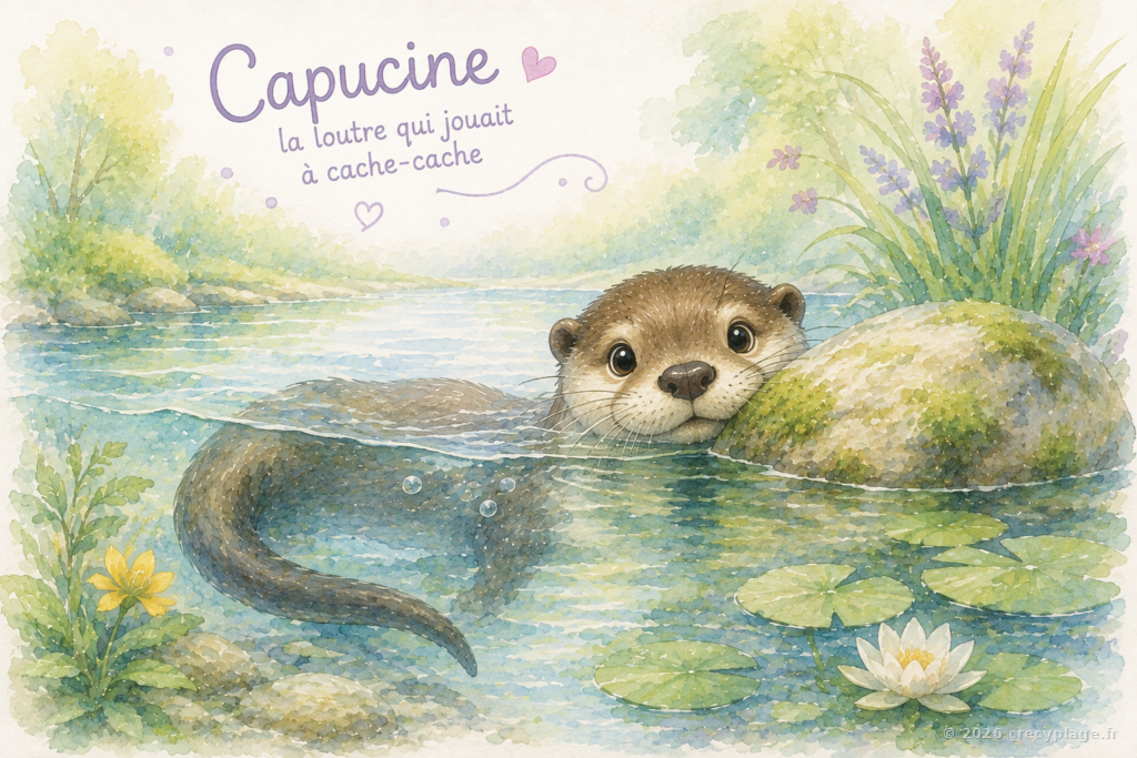 Capucine, la loutre qui jouait à cache-cache