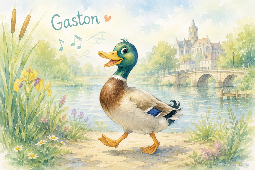 Gaston, le canard qui voulait marcher droit