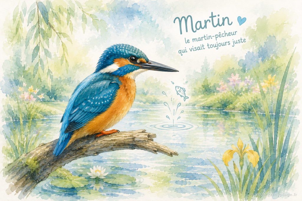 Martin, le martin-pêcheur qui visait toujours juste
