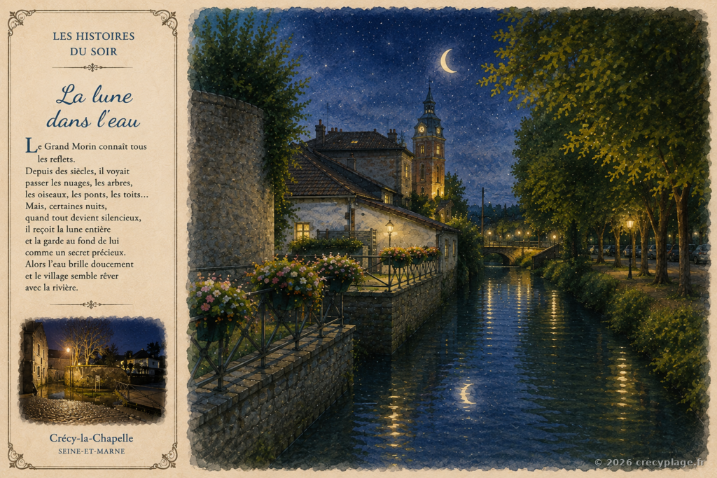 La lune dans l&rsquo;eau