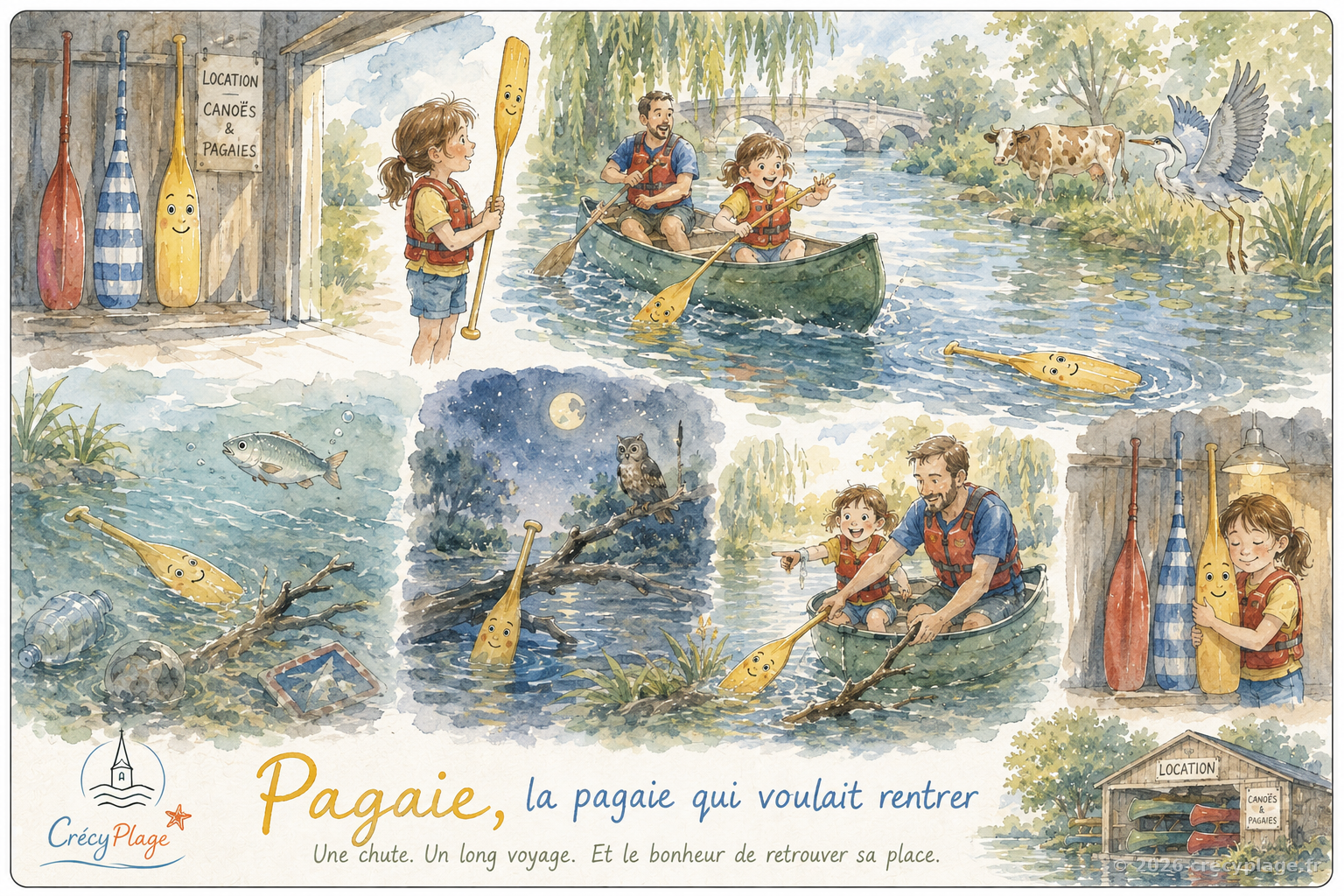 La pagaie qui voulait rentrer chez elle